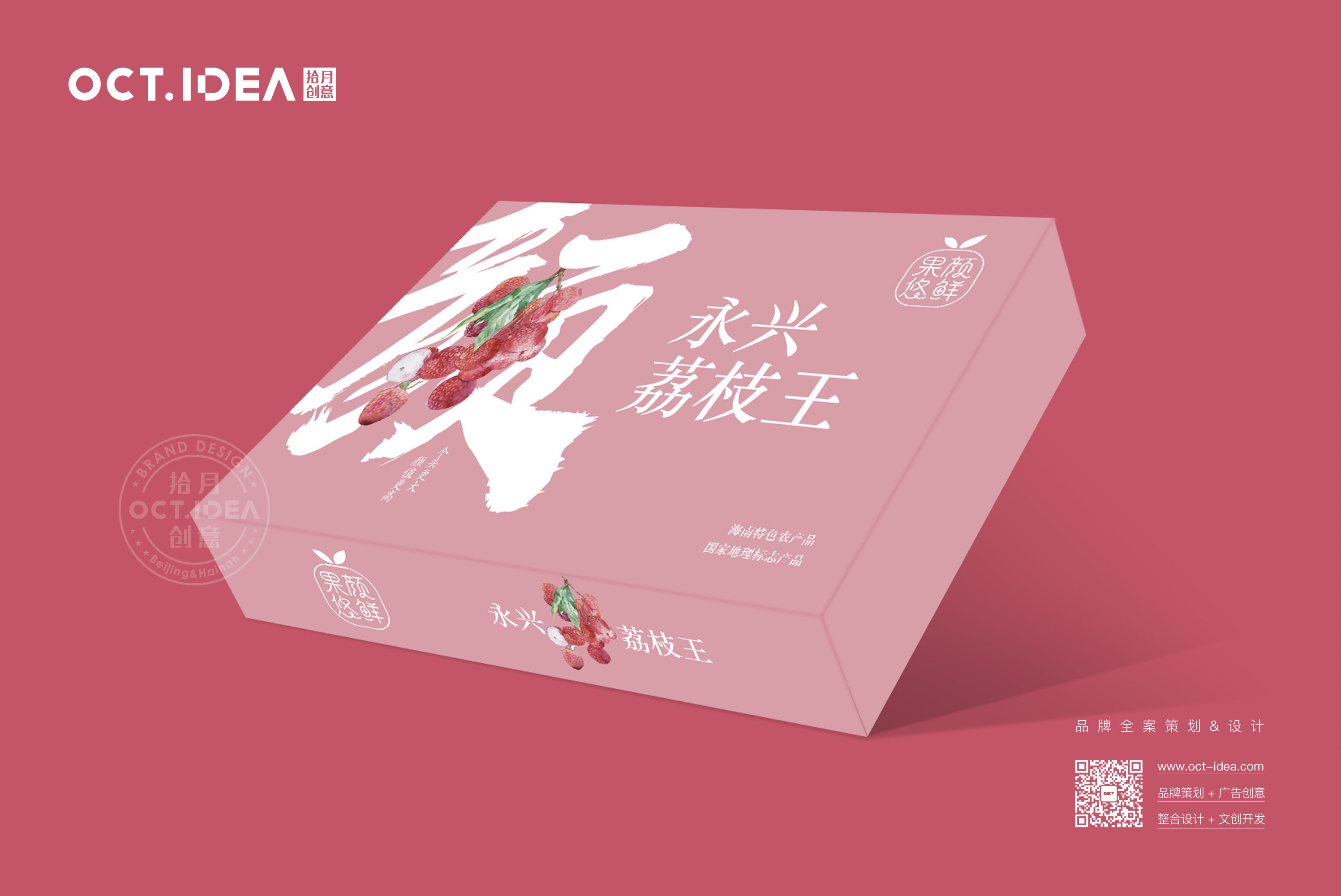 海北荔枝包装设计